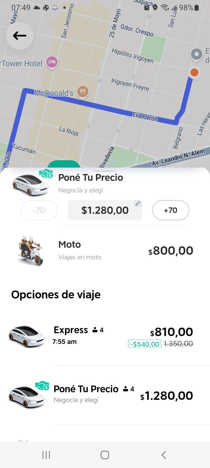 Las apps de viaje amplían servicios en Santa Fe y se profundiza la polémica: Didi ahora ofrecerá viajes en moto