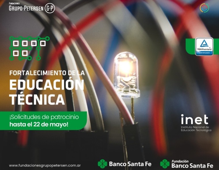 Convocatoria a escuelas técnicas: Banco Santa Fe patrocinará proyectos de desarrollo tecnológico y productivo