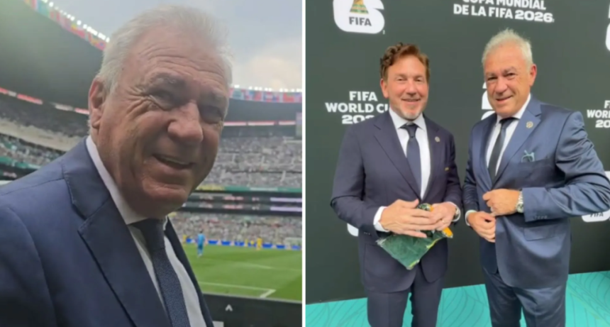Nery Pumpido fue homenajeado en el Estadio Azteca a 40 a&ntilde;os del t&iacute;tulo del 86'