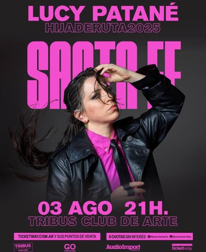 Lucy Patané llega a Santa Fe presentando su 