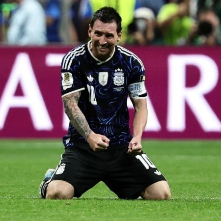 Lionel Messi, tras el triunfo &eacute;pico ante Inglaterra: 