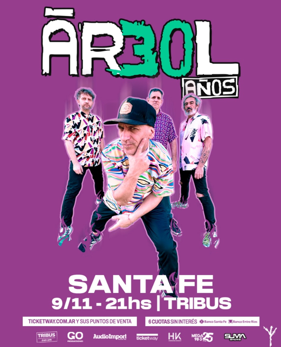 Árbol llega a Santa Fe festejando sus 30 años 