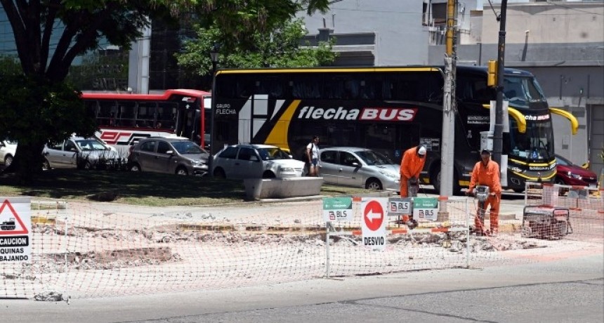 Iniciaron los trabajos en la calle de ingreso a la Terminal de Ómn