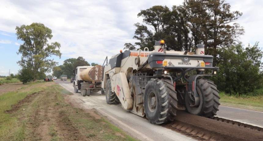 El Gobierno Provincial invierte más de $ 5.500 millones para reparar rutas del sur de Santa Fe