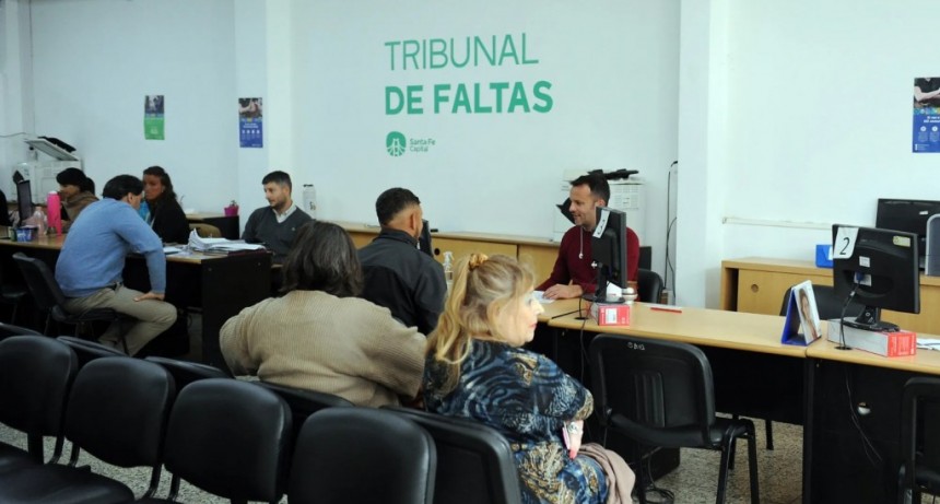 El Tribunal de Faltas de Santa Fe atenderá únicamente con turnos web