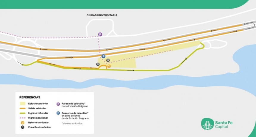 Presentaron el nuevo servicio de colectivos para la zona de boliches en Santa Fe