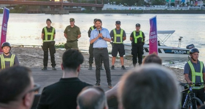 Pullaro presentó el Operativo Verano y destacó el refuerzo de seguridad para la temporada estival