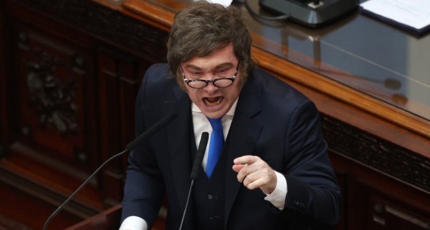 Milei anticip&oacute; una "nueva Argentina" a partir de una profunda reforma institucional