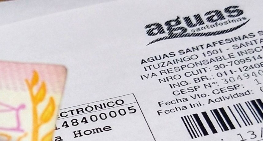 Aumenta el agua en Santa Fe: ASSA aplicar&aacute; subas de hasta el 14% en las boletas