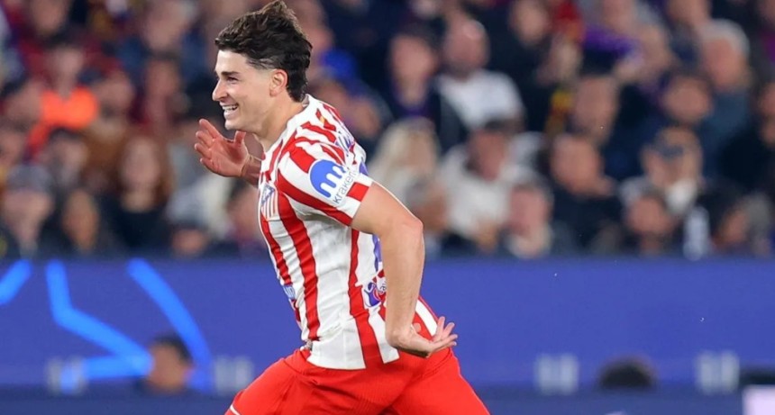 Con un golazo de Juli&aacute;n &Aacute;lvarez, Atl&eacute;tico de Madrid venci&oacute; a Barcelona por la Champions League