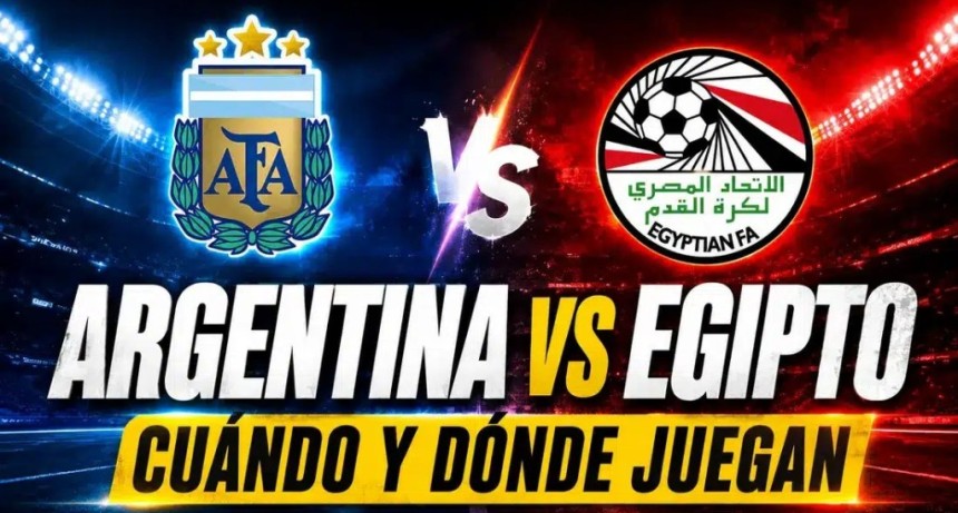 Cu&aacute;ndo, d&oacute;nde y a qu&eacute; hora juega Argentina contra Egipto por los octavos del Mundial 2026