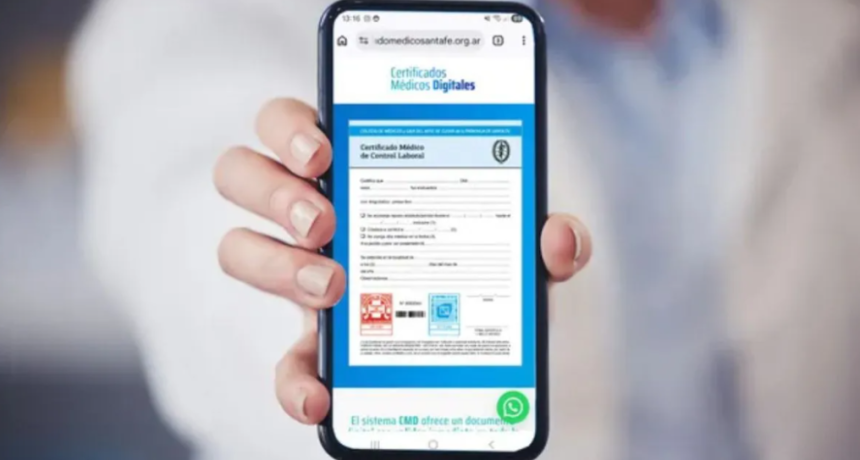 Santa Fe implementa el Certificado M&eacute;dico Digital: c&oacute;mo obtenerlo